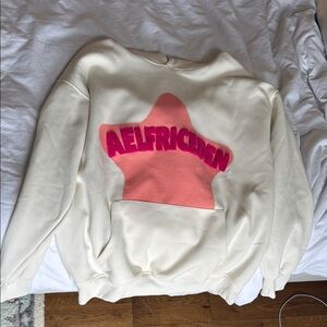 Aelfric Eden Cream and Pink Star Sweater